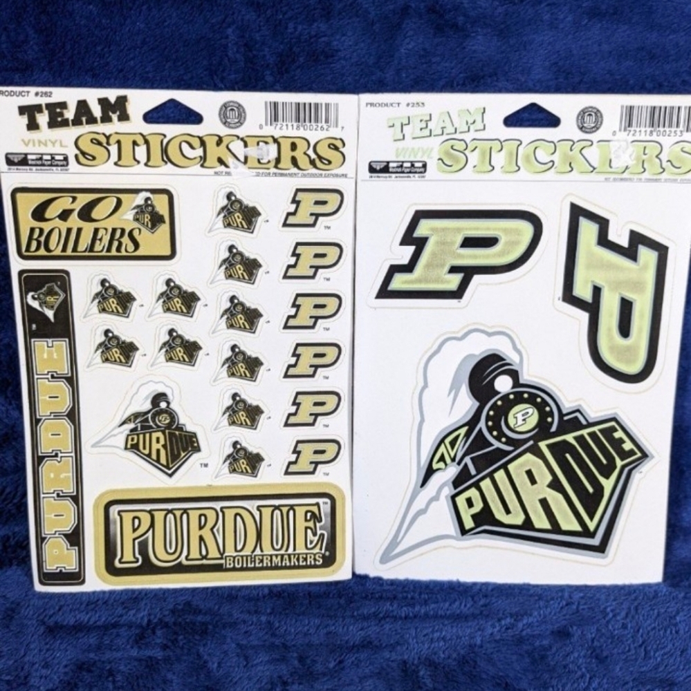 Vintage Purdue Boilmakers Vinyl Sticker Bundle